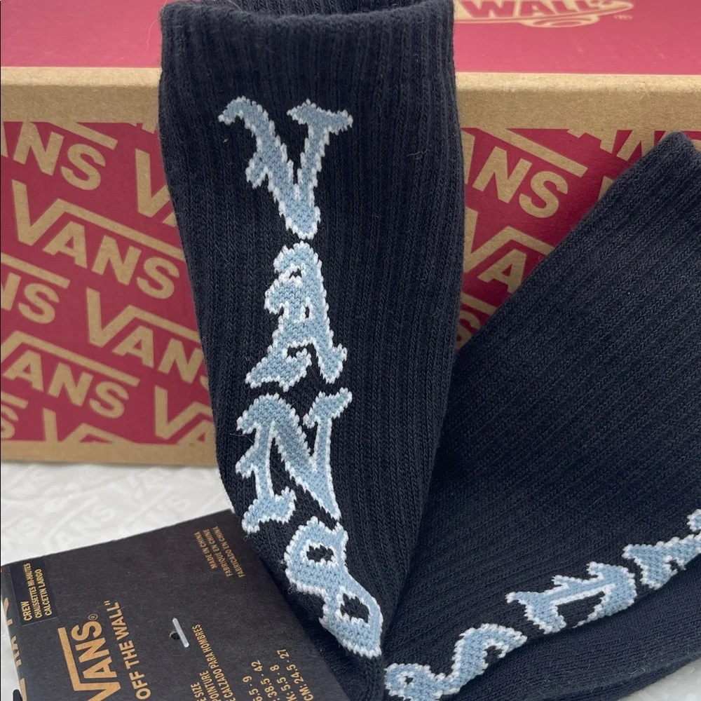 Vans Road Stop Crew Socks (1 pair) Style VN000NCHBLK